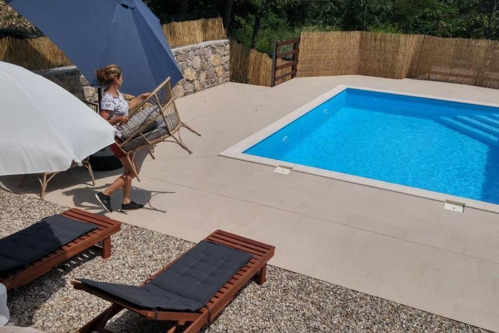 Holiday Home Brgud With Private Pool Near Opatija Jurdani Zewnętrze zdjęcie